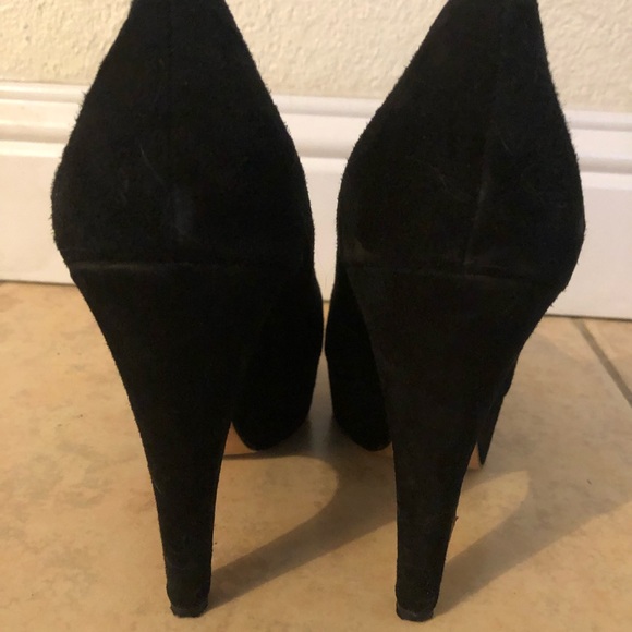 Dolce Vita Black Suede Like-New Funky Pumps - Picture 3 of 3